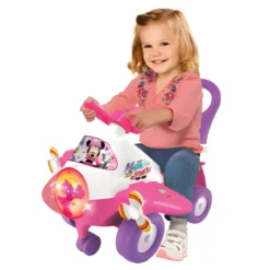 Aeroplano Minnie Cavalcabile per Bambini Primi Passi Licenza Disney