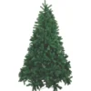 Albero di Natale Altezza 200 cm Folto Realistico PVC con Base a Croce