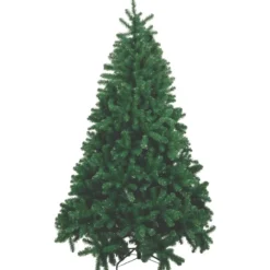 Albero di Natale Altezza 200 cm Folto Realistico PVC con Base a Croce
