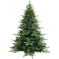 Albero di Natale Artificiale Altezza 210 cm Rami Realistici in PVC