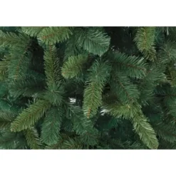 Albero di Natale Verde PVC Altezza 240 cm Base 135 cm Folto Leggero