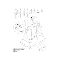 Altalena in Legno per Bambini 2 Posti Gioco da Giardino