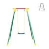 Altalena Kiko 1 Seggiolino Posto Metallo Gioco Bambino Giardino Max 50kg Alt 200