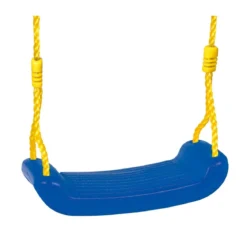 Altalena 1 Posto Bambini Blu Metallo Zincato Altezza 182 Giochi Estate Max 50kg