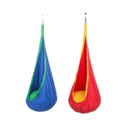 Amaca per Bambini 150 cm con Cuscino Gonfiabile e Moschettone Aggancio