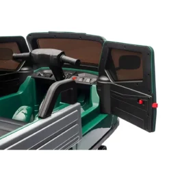 Ape Car Piaggio Elettrica per Bambini Verde con Ruote EVA e Telecomando
