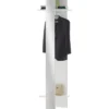 Appendiabiti da Ingresso con Specchio Bianco 2 Ripiani 50x35x191cm