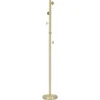 Appendiabiti da Terra in Metallo h185 cm Piantana Oro Design Moderno