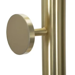 Appendiabiti da Terra in Metallo h185 cm Piantana Oro Design Moderno