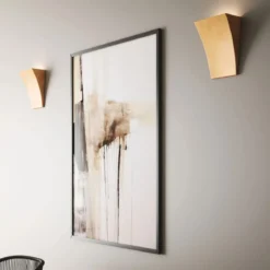 Applique a Muro da Interno Lampada in Foglia Oro Luce da Parete Intec