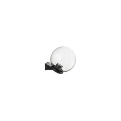 2 Applique a Sfera da Muro da Esterno Trasparente