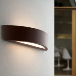 Applique da Esterno Bronzo Intec Faretto in Alluminio per Giardino