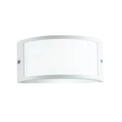 Applique da Esterno Intec in Alluminio Bianco Punto Luce per Giardino
