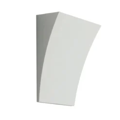 Applique da Interno Lampada Bianca Verniciabile Luce da Parete Intec