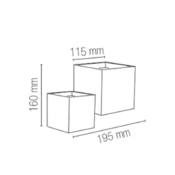 Applique Doppio Diffusore Lampada da Parete in Gesso Bianco Verniciabile
