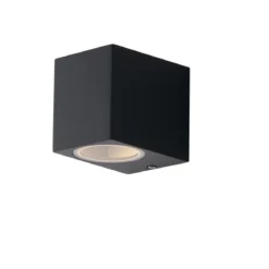 Applique in Alluminio Antracite Faretto a Parete da Esterno un Punto Luce