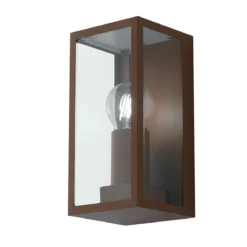 Applique Intec a Muro Lampada da Parete Bronzo per Esterno Design Moderno