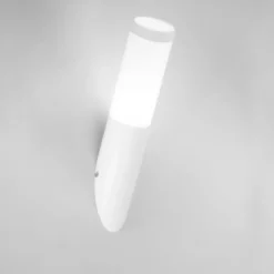 Applique Paletto a Parete in Acciaio Inox Bianco da Esterno Punto Luce