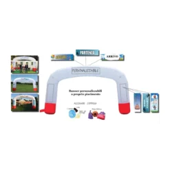 Arco Gonfiabile Personalizzabile Banner Scritte Cerimonie Sponsor Festa Giardino