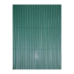 2 Arella Doppia in Bamboo PVC Recinzione 3x1 Ombreggiante Verde Beige Plastica
