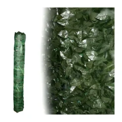 Arella Siepe Finta 1.5x3 Artificiale Edera Sempreverde Lauro Arella Sintetica