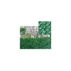 Arella Siepe Finta 1.5x3 Artificiale Edera Sempreverde Giardino Sintetica Pianta
