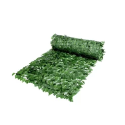 Arella Siepe Finta 1.5x3 Foglie Edera Sempreverde Giardino da Esterno Sintetica