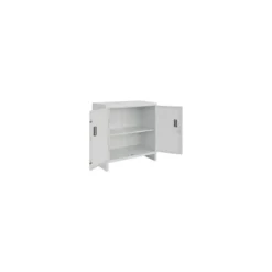 Armadietto in acciaio 100x80 con Ripiano interno Serratura e Maniglie