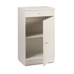 Armadio 1 Anta Olmo Mobile con Cassetto Multiuso Mobiletto Bagno 46x80 cm