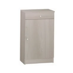 Armadio 1 Anta Olmo Mobile con Cassetto Multiuso Mobiletto Bagno 46x80 cm