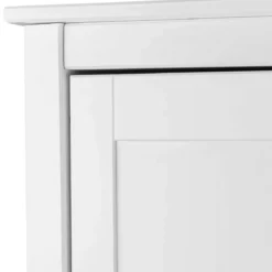 Armadio Camera da Letto 3 Ante Asta Appendiabiti Ripiani Bianco