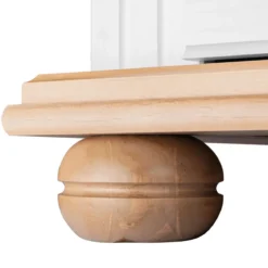 Armadio Camera da Letto 2 Ante 2 Cassetti Pino Massello Bianco Rovere