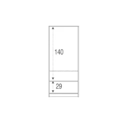 Armadio 180 h 2 Ante Appendiabiti Mobile con Ripiano da Ufficio Camera da Letto