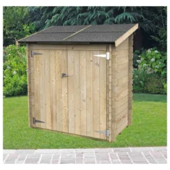Armadio in Legno Pavimento Casetta Ripostiglio Attrezzi Giardino Esterno Balcone