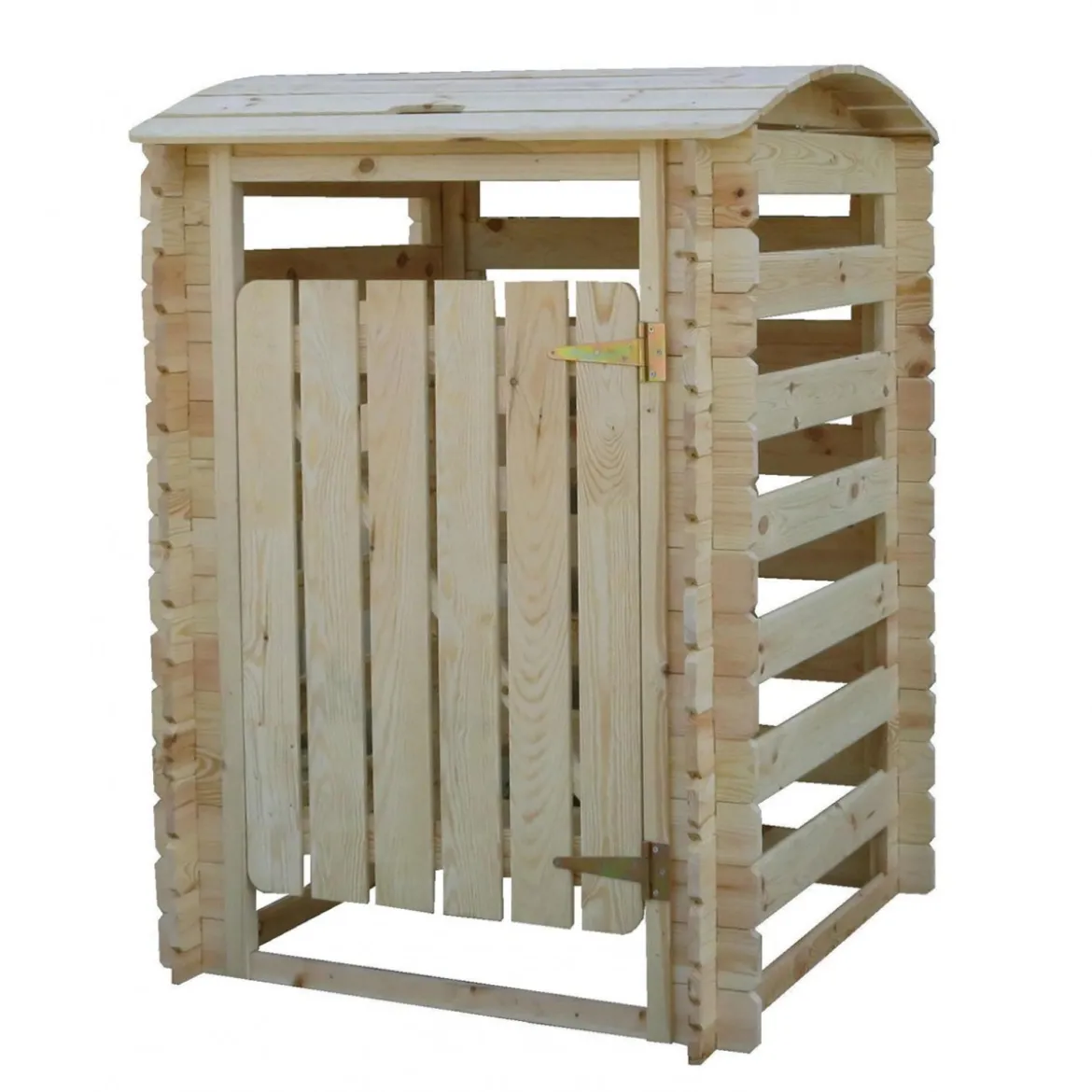 Armadio in Legno per Bidone Spazzatura Secchio Immondizia da Giardino