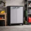 Armadio Keter Basso da Esterno Compatto Balcone Salvaspazio Multifunzione Garage
