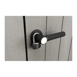 Armadio Keter da Giardino Box Esterno Officina Grigio Effetto Legno Patio Resina