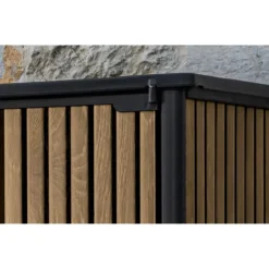 Armadio Porta Attrezzi Keter 1400L Doghe Effetto Legno da Esterno