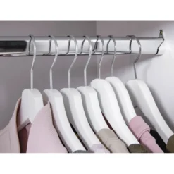 Armadio tre 3 Ante in Legno Mobile Guardaroba Bianco per Camera da Letto