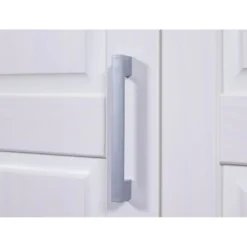 Armadio tre 3 Ante in Legno Mobile Guardaroba Bianco per Camera da Letto