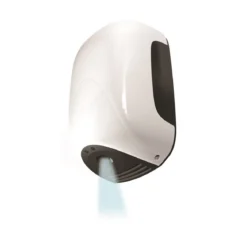 Asciugamani Bianco Elettrico Aria Calda Bagno da Parete Automatico Fotocellula