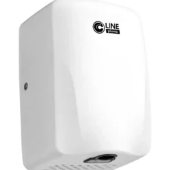 Asciugamani Elettrico Bagno a Parete Automatico 500W Inox Bianco