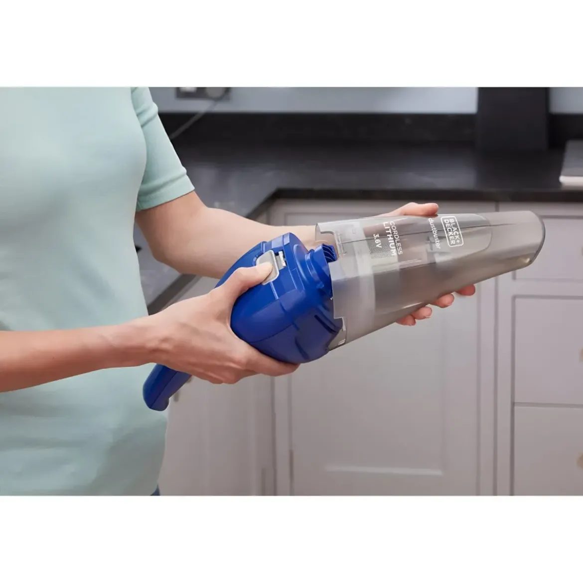 Aspirapolvere Portatile Black+Decker 3,6V Aspirabriciole Filtro 370 ml