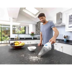 Aspirapolvere senza Fili Sacco a Batteria Black Decker Aspirabriciole Portatile