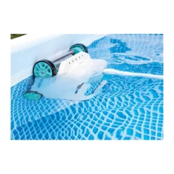 Aspiratore per Piscina Senza Filo Robot Pompa Filtro Fondo e Pareti Automatico