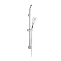Asta Saliscendi 90 Doccia con Doccetta Soffione Supporto Colonna da Bagno Cromo