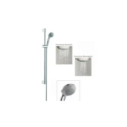 Asta Sali Scendi Doccia Hansgrohe Colonna con Doccetta Grohe Anticalcare 2 Getti