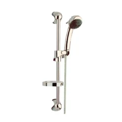 Asta Saliscendi per Doccia Portasapone Set Completo Sistema Colonna Gruppo Bagno