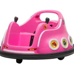 Auto Autoscontro per Bambini Angry Birds Rosa 6V con Luci e Telecomando