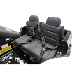 Auto Elettrica Bambini Dodge RAM Polizia 12V Nero Sirene Telecomando